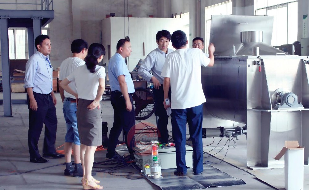 大野機械-南通工廠：日本JCU驗收混合設(shè)備